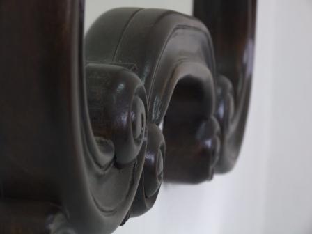 Detalle del marco de un espejo